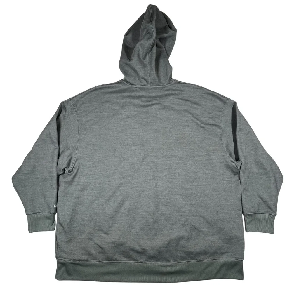 Nike Therma-Fit Pullover Hoodie Men's 2XL Athleisure Lounge Training Gym Gray‎